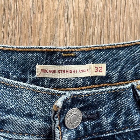 Levi’s Ribcage Straight Ankle Jeans Sz. 32 - Picture 5 of 6
